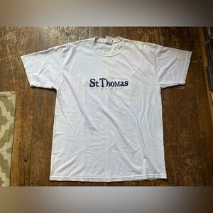 White St. Thomas Graphic T-Shirt Adult Size XL